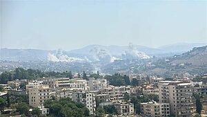 הלבנונים מדווחים: צה״ל תוקף כעת בעיר נבטיה שבדרום המדינה