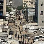 חיל האוויר תוקף בעוצמה באזור אל-כתיבה בעיר עזה, בעקבות דיווחים על כיתור מיליציות פלסטיניות התומכות בישראל במרחב. פיצוצים כבדים נשמעים היטב ביישובי עוטף עזה