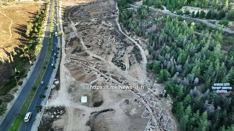 מתקופת החשמונאים: נחשף קטע מאמת המים הקדומה שהובילה מים לירושלים