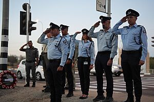 גבורת השוטרים ב-7 באוקטובר: שוטרים מכל הארץ הצדיעו ועמדו דקת דומיה בזירות הלחימה בהן נפלו שוטרים ולוחמים בקרבות הבלימה