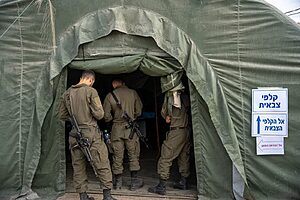 הבחירות לכנסת ה-26: כוחותינו מצביעים מרצועת עזה