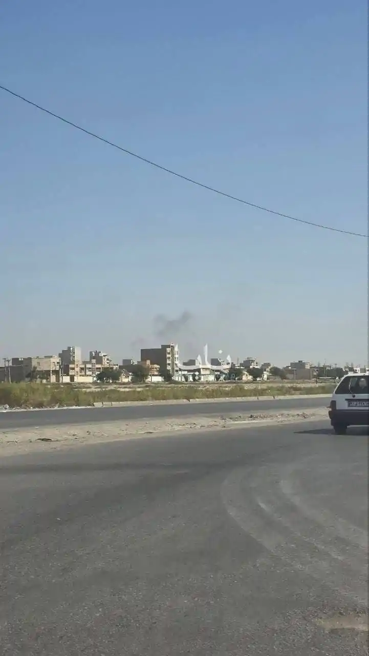 תיעוד מהפיצוץ במתקן צבאי בעיר אהוואז שבדרום איראן