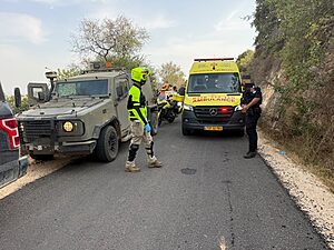 תיעוד מזירת האירוע בצפון