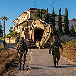 כוחות צה"ל ומג"ב הרסו בכפר בידו את בית המחבל שרצח את נתנאל שוקרון ז"ל סמוך לנווה צוף
