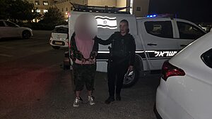 פעילה זרה שהסיתה נגד ראש הממשלה ותמכה בטרור נעצרה במהלך הפרת סדר באזור הר חברון, ותגורש מישראל